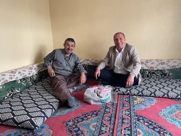 BAŞKAN AYDIN’DAN ÇAT KAPI ZİYARETLER