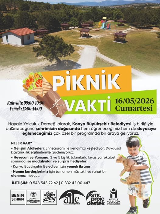 Hayale Yolculuk Derneği Çumralıları Piknikte Buluşturuyor