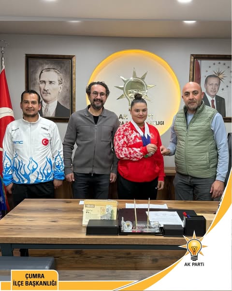 AK PARTİ ÇUMRA, ŞAMPİYONU AĞIRLADI!