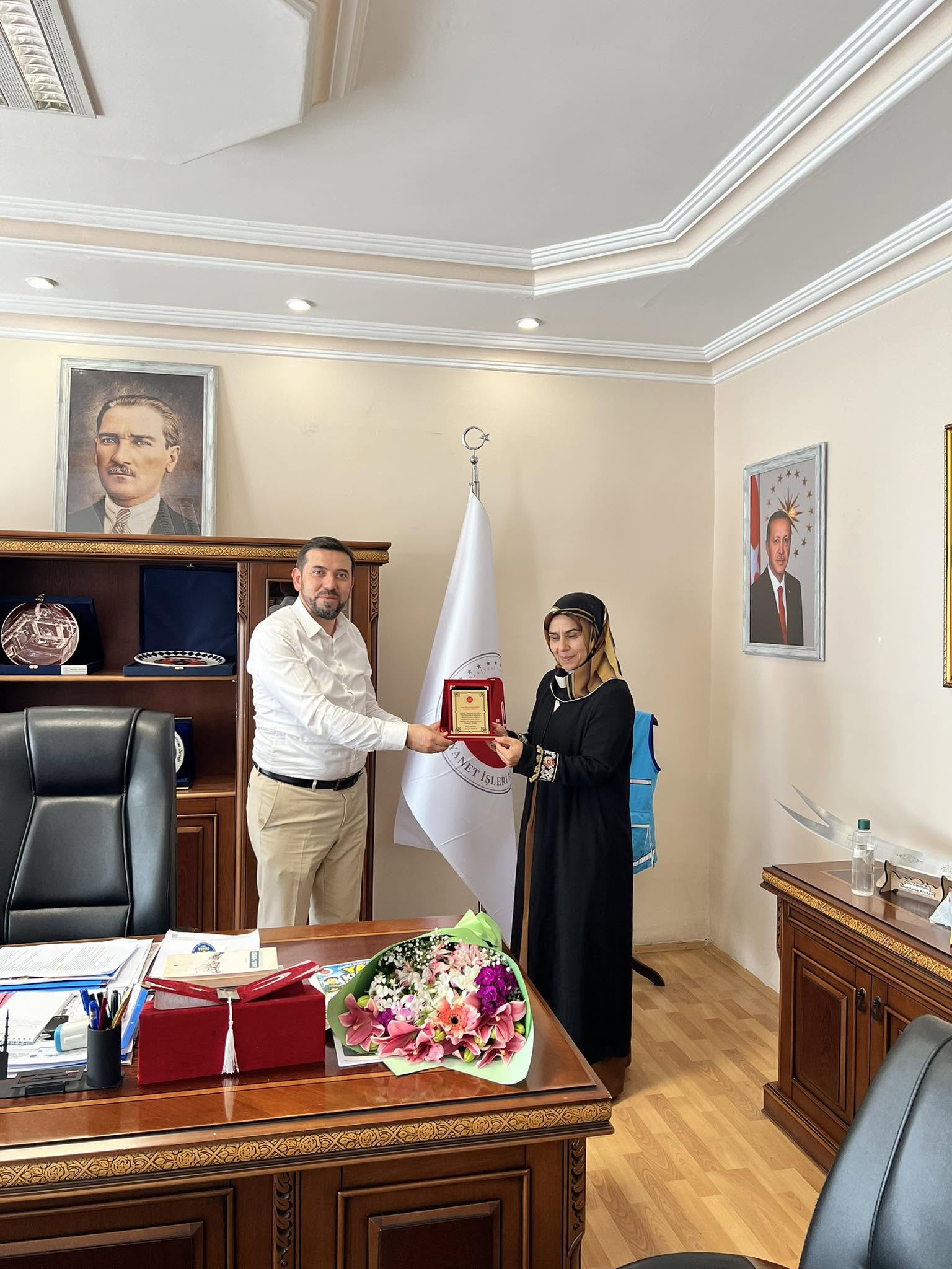 Uzman Vaiz Tuğba ÖZTÜRK’e veda