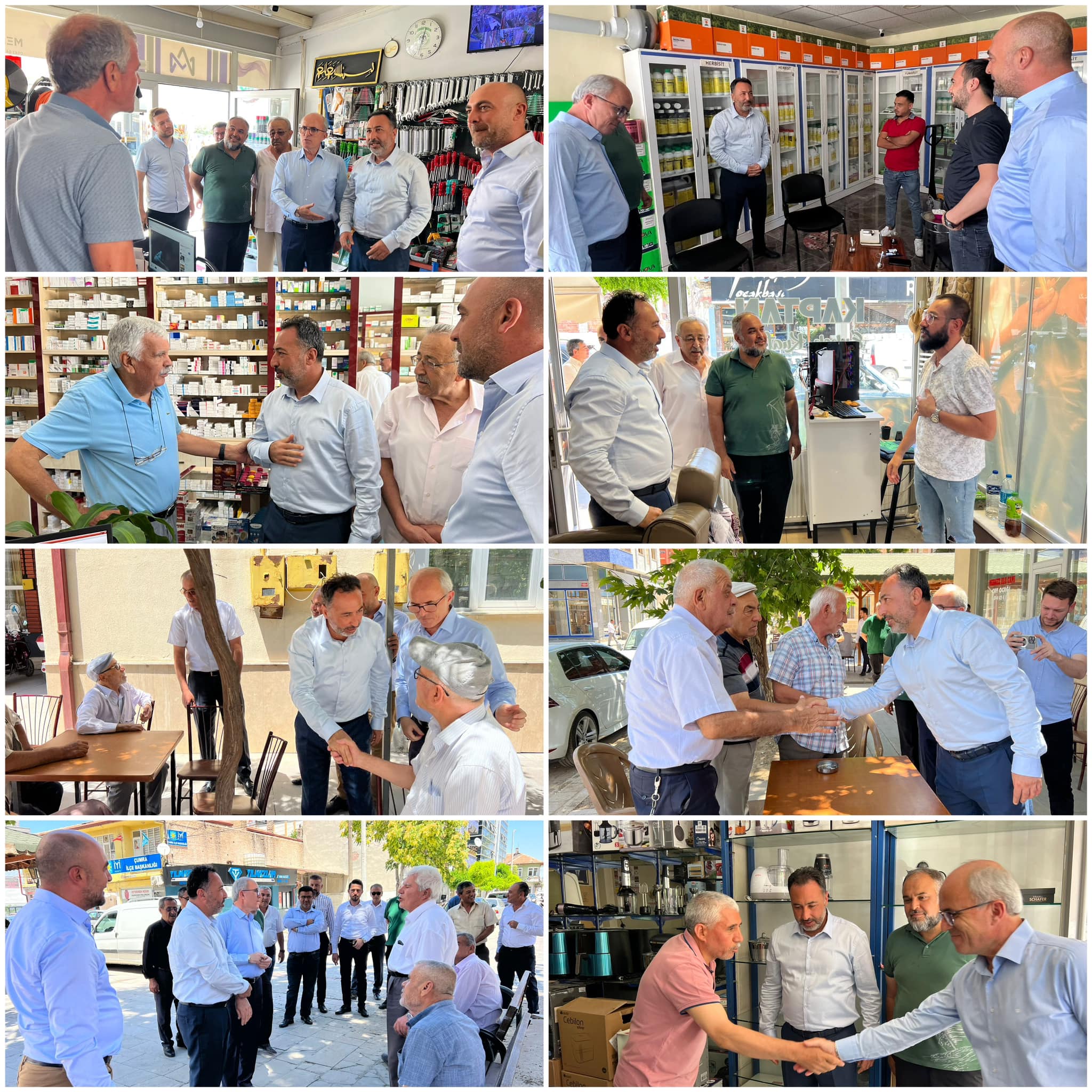 Ak Partiden Esnaf Ziyareti