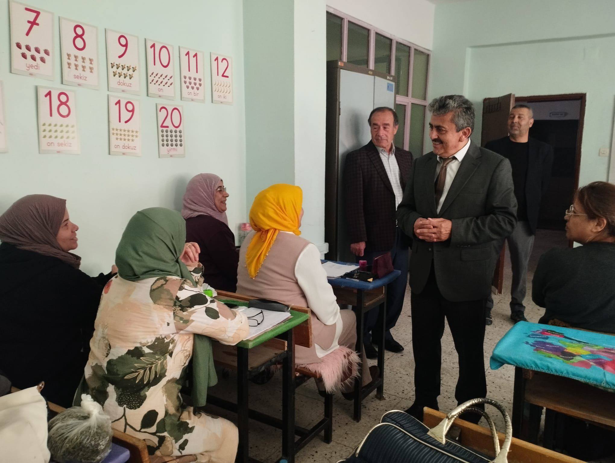 İlçe Milli Eğitim Müdürü Altunyaldız’dan Halk Eğitimi Merkezine Ziyaret