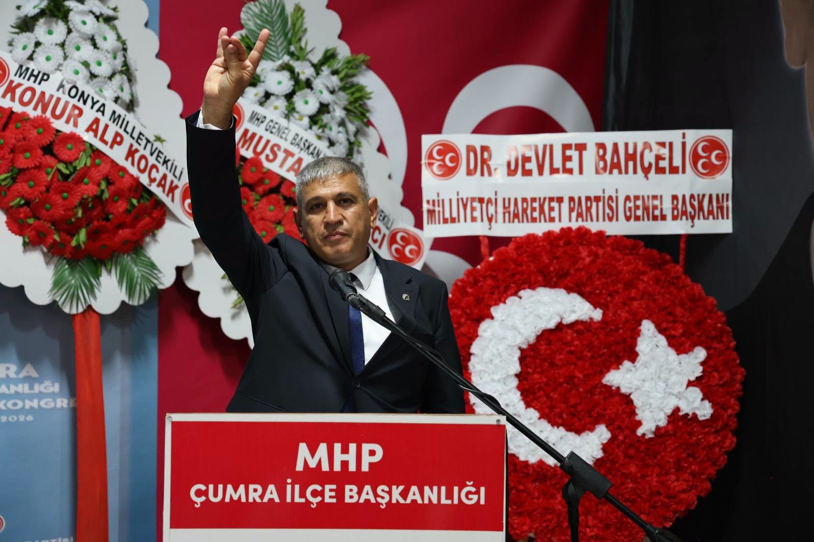 MHP ÇUMRA ERCAN ATEŞ’LE DEVAM DEDİ
