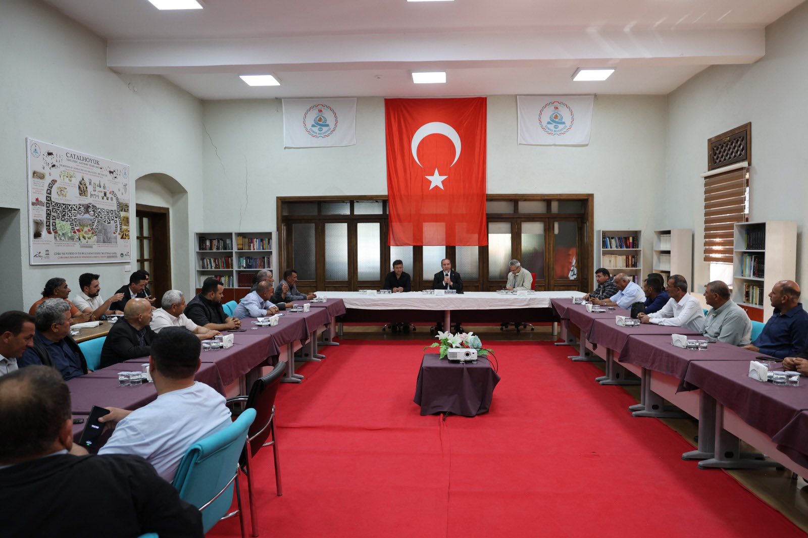 Başkan Aydın, Muhtarlarla Bir Araya Geldi