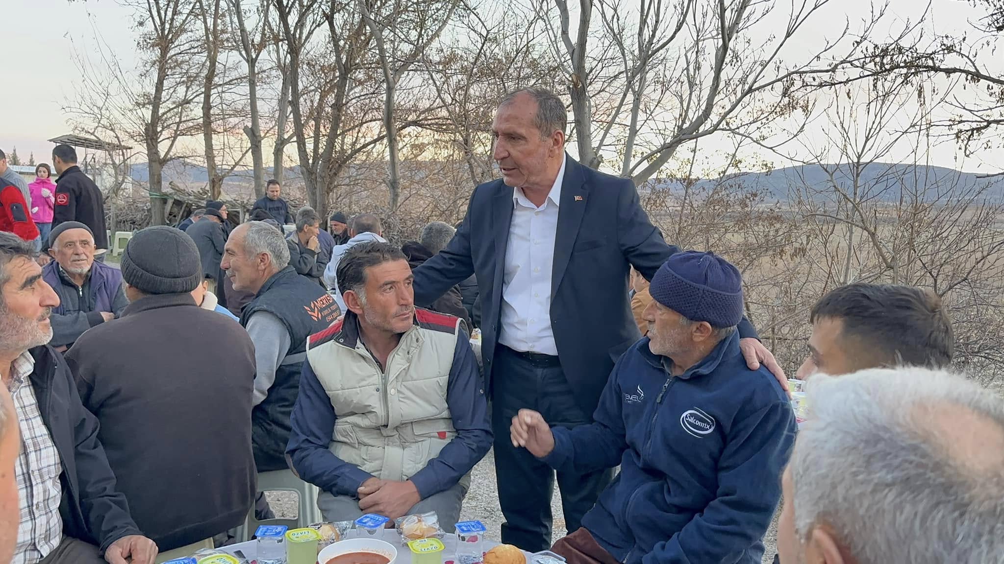 BAŞKAN AYDIN HAYIR YEMEĞİNE KATILDI